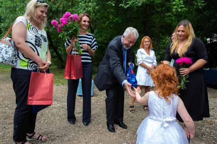 Budynek na ul. Wybickiego 1 zyskał odnowiony wygląd