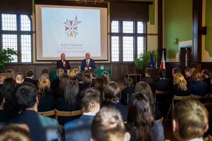 Prezydent Krzysztof Hildebrandt spotyka się z młodzieżą 
