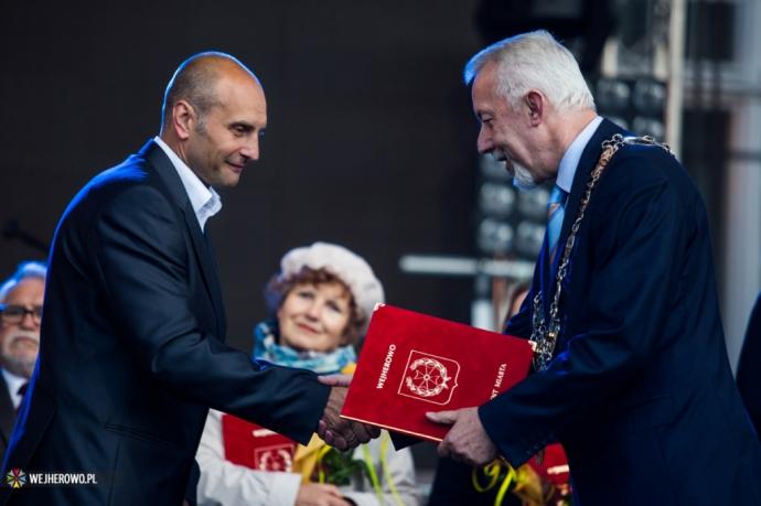 Statuetka Jakuba Wejhera dla Huberta Skrzypczaka