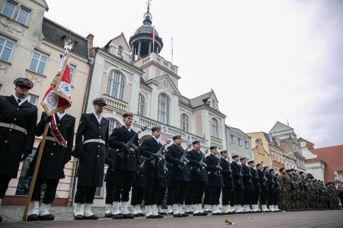 Uroczyste ślubowanie żołnierzy 