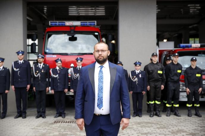 Na placu przy OSP Wejherowo odbyła się uroczysta zbiórka z okazji Dnia Strażaka
