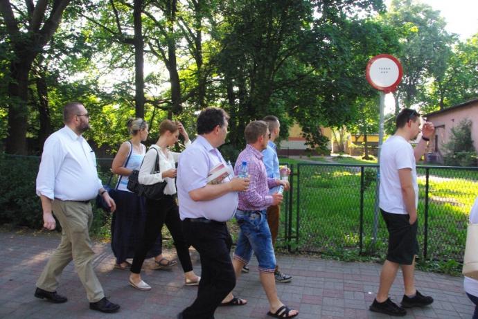Spacer studyjny po mieście na potrzeby rewitalizacji 