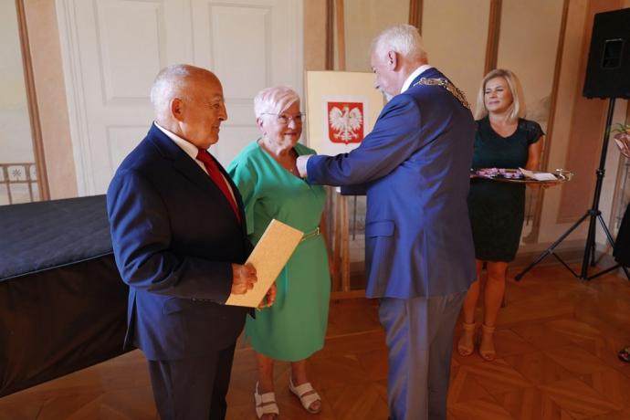 Medale Róży dla Złotych jubilatów