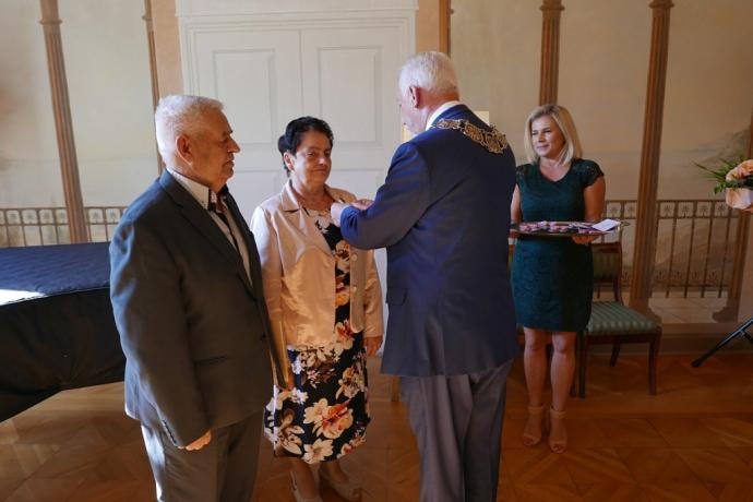 Medale Róży dla Złotych jubilatów