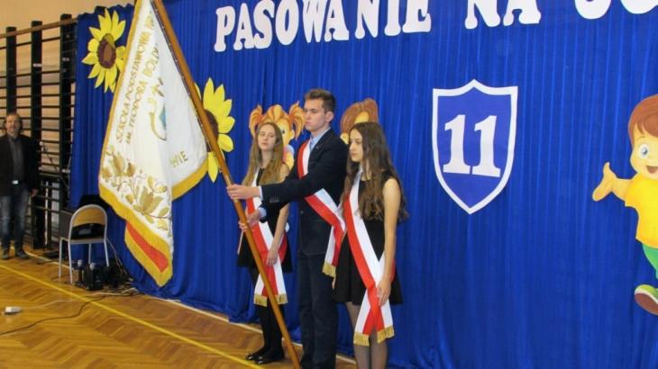 Pierwszoklasiści „jedenastki” złożyli ślubowanie