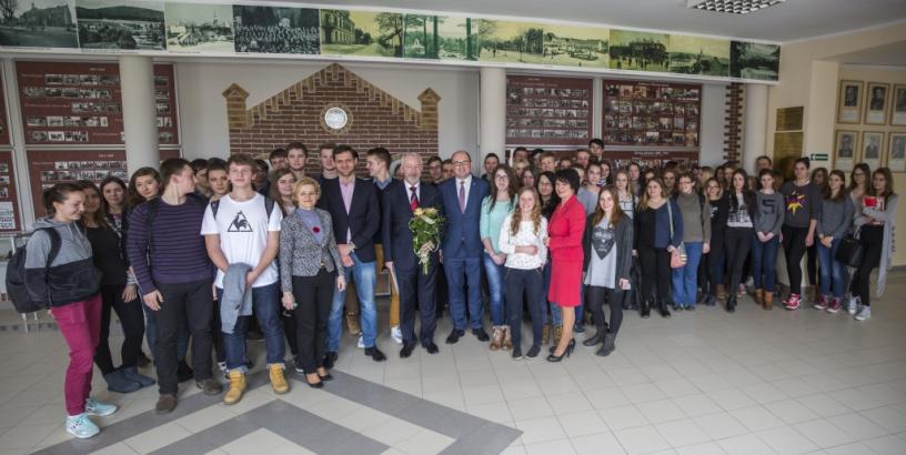 Prezydent Krzysztof Hildebrandt spotyka się z młodzieżą 