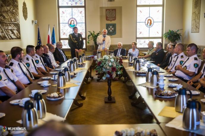 Gratulacje dla wejherowskich strażników