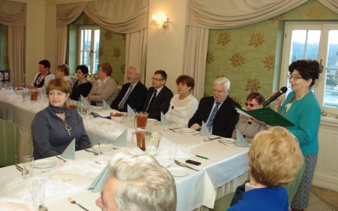 Spotkanie przedświąteczne niewidomych i niedowidzących