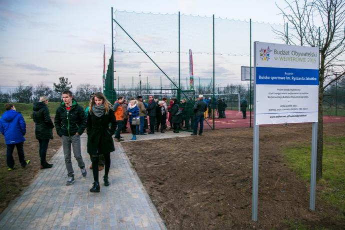 Boisko na osiedlu Sucharskiego gotowe