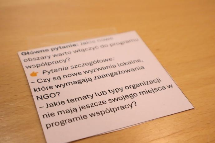Pomorskie w trasie - spotkanie z NGO w Wejherowie