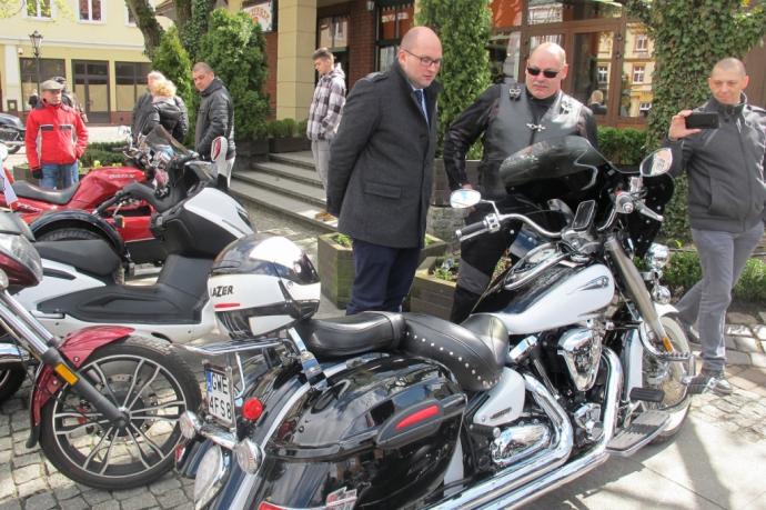 MotoKrew na wejherowskim rynku 