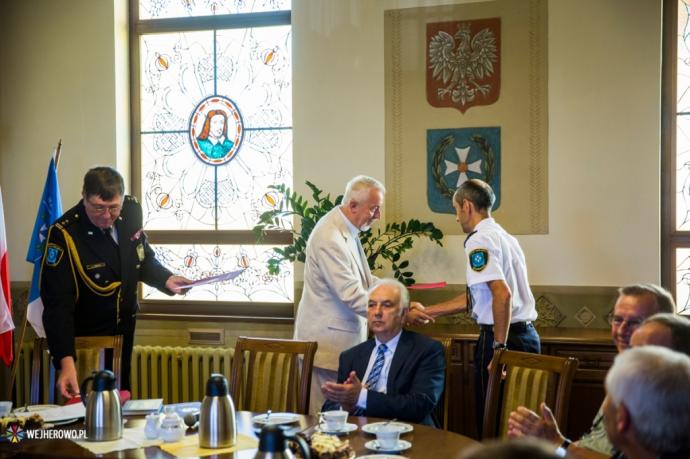 Gratulacje dla wejherowskich strażników