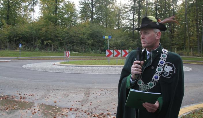 Rondo Kurkowego Bractwa Strzeleckiego w ul. Strzeleckiej 