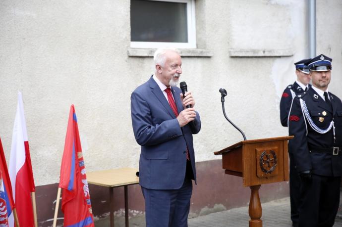 Na placu przy OSP Wejherowo odbyła się uroczysta zbiórka z okazji Dnia Strażaka