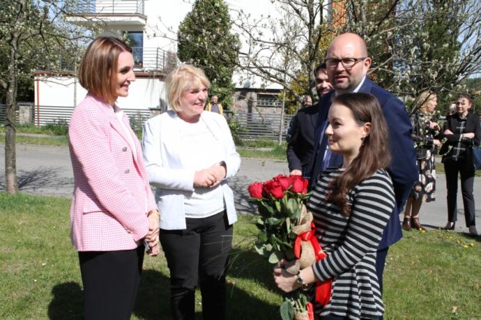 Skwer im. Zygmunta Leśniowskiego na rogu ulic Morskiej i Konopnickiej
