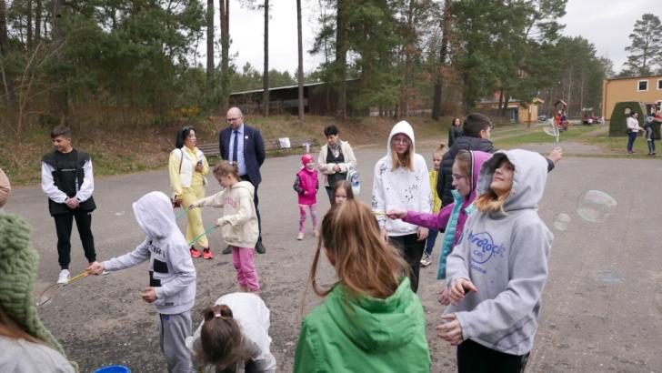 Festyn w Dąbrówce dla dzieci z Ukrainy