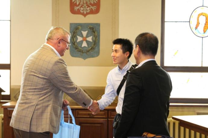 Japońscy goście odwiedzili wejherowski Ratusz