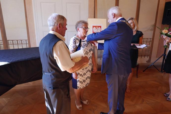 Medale Róży dla Złotych jubilatów