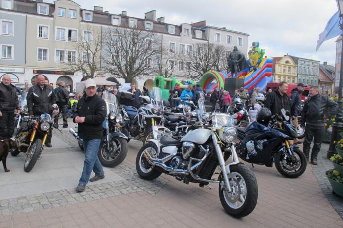 MotoKrew na wejherowskim rynku 