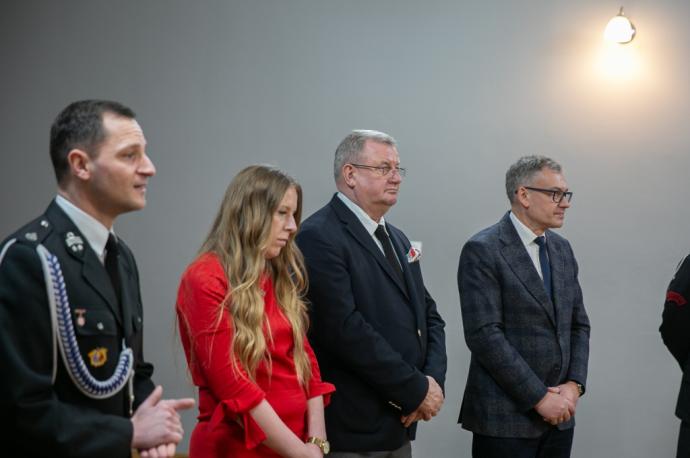 Strażacy spotkali się, by uczcić nadchodzące święta 
