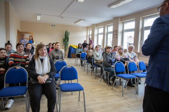 Spotkanie z uchodźcami wojennymi z Ukrainy
