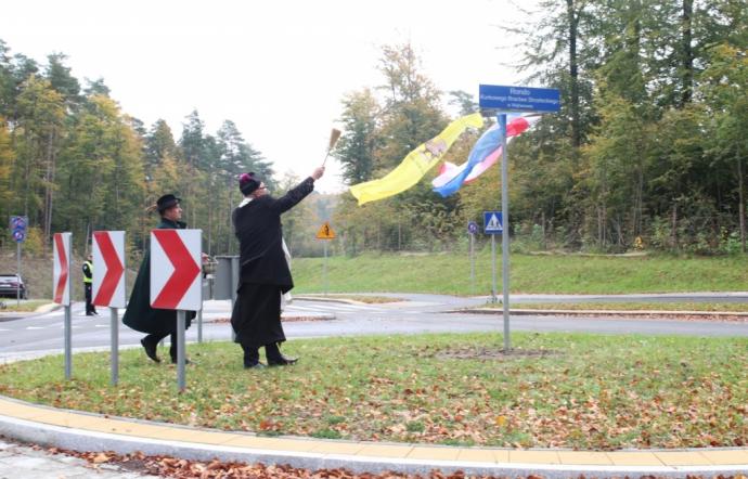 Rondo Kurkowego Bractwa Strzeleckiego w ul. Strzeleckiej 