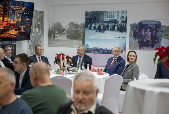 Spotkanie świąteczne w Miejskim Zakładzie Komunikacji 